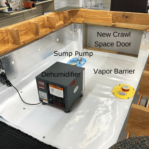 Crawl Space Moisture Control